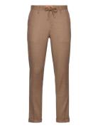 Mmghunt Linen String Pant Bottoms Trousers Linen Trousers Beige Mos Mosh Gallery