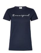 W Logo Rossi Tee Sport Women Sport Clothing Sports Tops & T-shirts Sport T-Skjorte Navy ROSSIGNOL