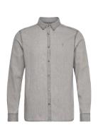 Gleason Ls Shirt Tops Shirts Denim Shirts Grey AllSaints