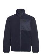 Makaley M Fleece Jacket Sport Men Sport Clothing Sport Fleeces & Midlayers Navy Whistler