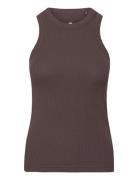 Lankae W Top Sport Women Sport Clothing Sports Tops & T-shirts Sport Tank Tops Brown Athlecia