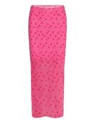 Solay Long Skirt Skirts Maxi Skirts Pink Noella