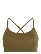 Float Juliet Strappy Bra Sport Women Sport Clothing Sport Bras - All Khaki Green Girlfriend Collective