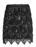 Melvina Sequin Skirt Skirts Short Skirts Black Twist & Tango