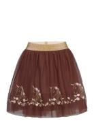 Hcninna - Skirt Dresses & Skirts Skirts Tulle Skirts Brown Hust & Claire