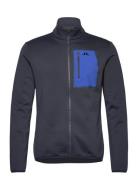 Wayne Polartec Mid Layer Sport Men Sport Clothing Sport Fleeces & Midlayers Navy J. Lindeberg