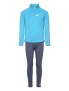 Nkg Mini Me Legging Set / Nkg Mini Me Legging Set Sets Sets With Long-sleeved T-shirt Blue Nike