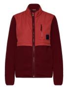 Oak W Teddy Jacket Sport Women Sport Clothing Sport Fleeces & Midlayers Burgundy Whistler