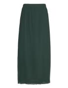 Esme Structured Skirt Skirts Knee-length & Midi Skirts Green Bubbleroom