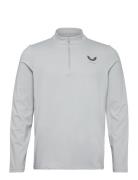 Performance Quarter Zip Sport Men Sport Clothing Sport Tops Sport Long Sleeved Tops Grey Castore