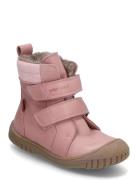 Sporty™ Velcro Boot Tex Shoes Pre-walkers - Beginner Shoes  Pink Pom Pom