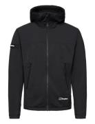 Bg M Benwell Hooded Jkt Blk Sport Men Sport Clothing Sport Outerwear Sport Jackets Sport Outdoor Jackets Black Berghaus