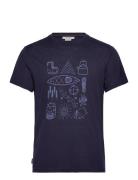 M Mer 150 Tech Lite Ss T Camp Ess Sport Men Sports Clothes Sport Tops Sport T-Skjorte Navy Icebreaker