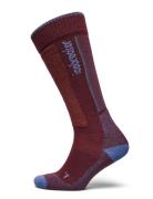 Women Merino Blend Ski+ Light Otc Sport Women Sport Clothing Sport Socks Burgundy Icebreaker