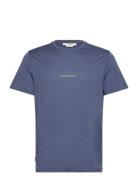 M Mer 150 Tech Lite Iii Ss Tee Bio Lumi Sport Men Men Sports Clothes Sport Tops Sport T-Skjorte Blue Icebreaker