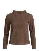 Long Sleeve Top, Jori Tops T-shirts & Tops Long-sleeved Brown Ivo Nikkolo