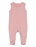 Romper W.feet - Solid Bodies Sleeveless Bodies Pink Fixoni