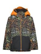 Little Mission Kids Jk Outerwear Snow-ski Clothing Snow-ski Jacket Black Quiksilver