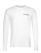 Wwmel Chrome Baseline Ls T-Shirt Go Tops T-Langærmet Skjorte White Double A By Wood Wood