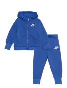 Ee-Fleece/Terry Set Sport Sweatsuits Blue Nike