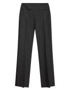 Viscose-Blend Trousers, Tocut Bottoms Trousers Flared Black Ivo Nikkolo