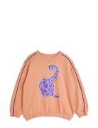 Snake Sp Sweatshirt Tops Sweatshirts & Hoodies Sweatshirts Pink Mini Rodini