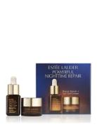 Powerful Nighttime Repair Serum + Eye Set Hudplejesæt Nude Estée Lauder