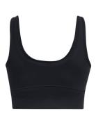 Meridian Fitted Crop Tank Sport Crop Tops Sleeveless Crop Tops Black Under Armour