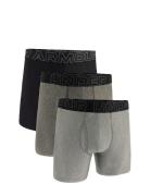 Ua Performance Tech - Solid 6 In 3Pk Boxershorts Multi/patterned Under Armour