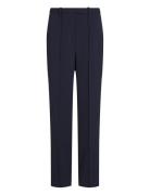 Punto Relaxed Straight Pant Bottoms Trousers Straight Leg Navy Tommy Hilfiger