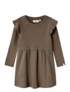 Nmfsophia Soj Ls Dress Lil Dresses & Skirts Dresses Casual Dresses Long-sleeved Casual Dresses Brown Lil'Atelier