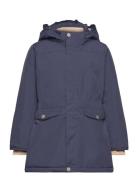 Velajanna Winter Jacket. Grs Outerwear Jackets & Coats Winter Jackets Navy MINI A TURE