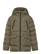 Pocket Quilted Jacket Foret Jakke Green Mango