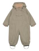 Matwisti Fleece Lined Snowsuit. Grs Outerwear Coveralls Snow-ski Coveralls & Sets Green MINI A TURE