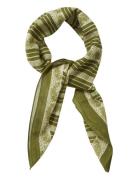 Billie Cotta Scarf Accessories Scarves Lightweight Scarves Green Becksöndergaard