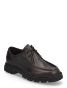 Biasharp Moc Toe Shoe Tumbled Leather Shoes Business Derby Shoes Brown Bianco