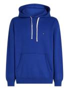 Ess Seasonal Fleece Hoody Tops Sweatshirts & Hoodies Hoodies Blue Tommy Hilfiger