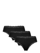 Brief 3 P Em Lace Brazilian Re Lingerie Panties Brazilian Panties Black Lindex