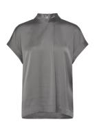 Opium Top Tops Blouses Short-sleeved Grey Dante6