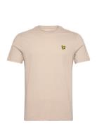 Tape T-Shirt Sport Men Men Sports Clothes Sport Tops Sport T-Skjorte Beige Lyle & Scott Sport