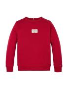 Monotype 1985 Label Reg Sweatsh Tops Sweatshirts & Hoodies Sweatshirts Red Tommy Hilfiger