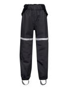 Fix Taslon Trousers W Braces Outerwear Shell Clothing Shell Pants Black Lindex