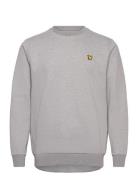 Crew Neck Fly Fleece Sport Sweatshirts & Hoodies Sweatshirts Grey Lyle & Scott Sport