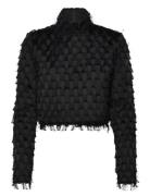 Lynette - Abstract Fringes Designers Blouses Long-sleeved Black Day Birger Et Mikkelsen