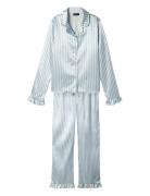 Nlfnightystripe Pyjamas Set Pyjamassæt Blue LMTD