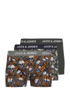 Jachugo Skulls Trunks 3 Pack Sn Jnr Night & Underwear Underwear Underpants Grey Jack & J S