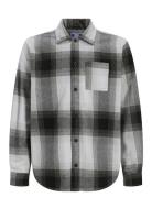 Jcoreflex Darren Overshirt Ls Styd Jnr Tops Shirts Long-sleeved Shirts Grey Jack & J S