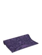 Purple Lattice Yoga Mat 4Mm Classic Printed Sport Sports Equipment Yoga Equipment Yoga Mats And Accessories Purple Gaiam