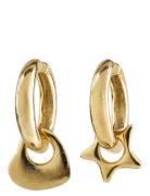 Tell My Heart Earrings Gold Accessories Jewellery Earrings Hoops Gold Susmie's