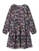 Nkfliana Ls Dress Dresses & Skirts Dresses Casual Dresses Long-sleeved Casual Dresses Black Name It
